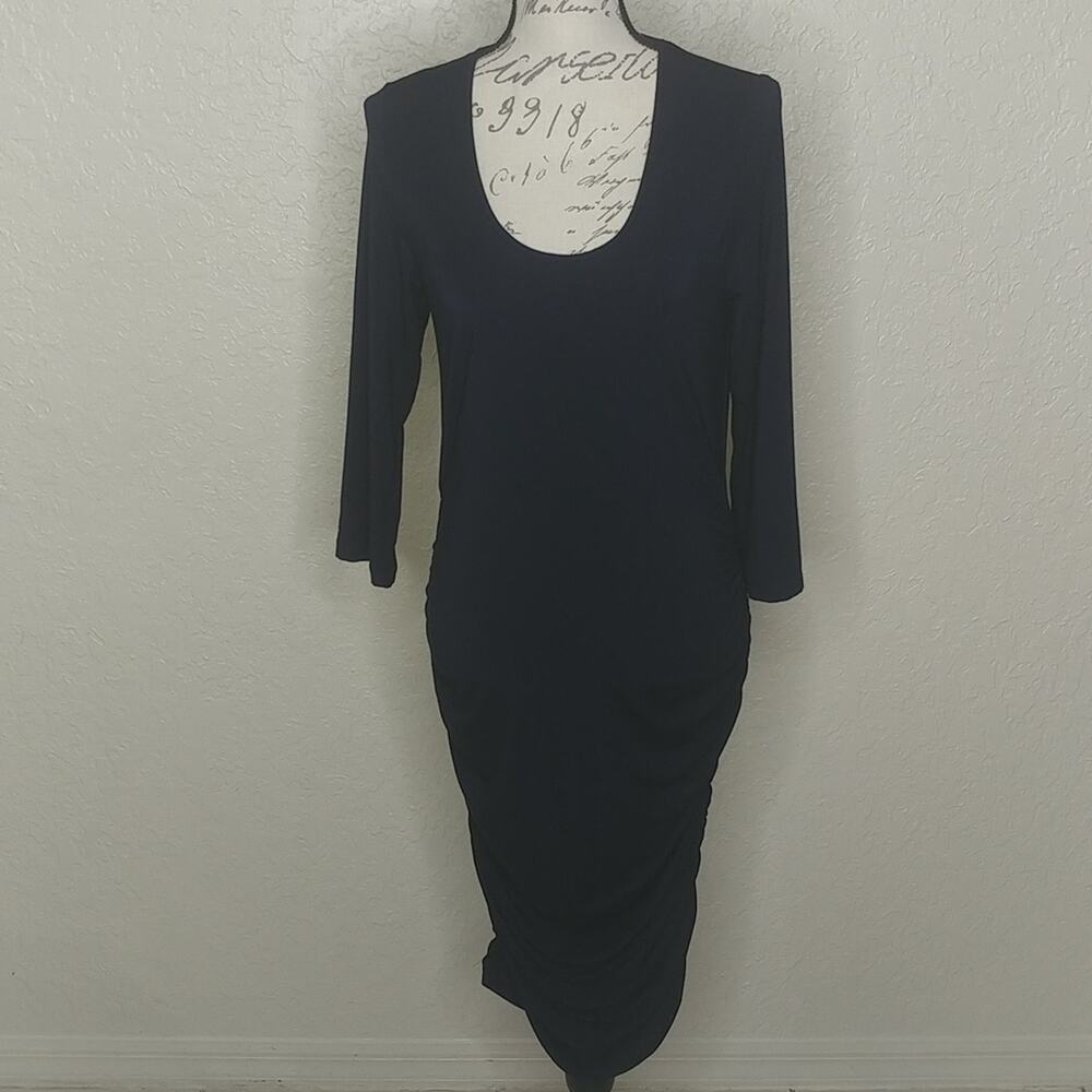 Ingrid & Isabel Fitted Dress Blue Size L